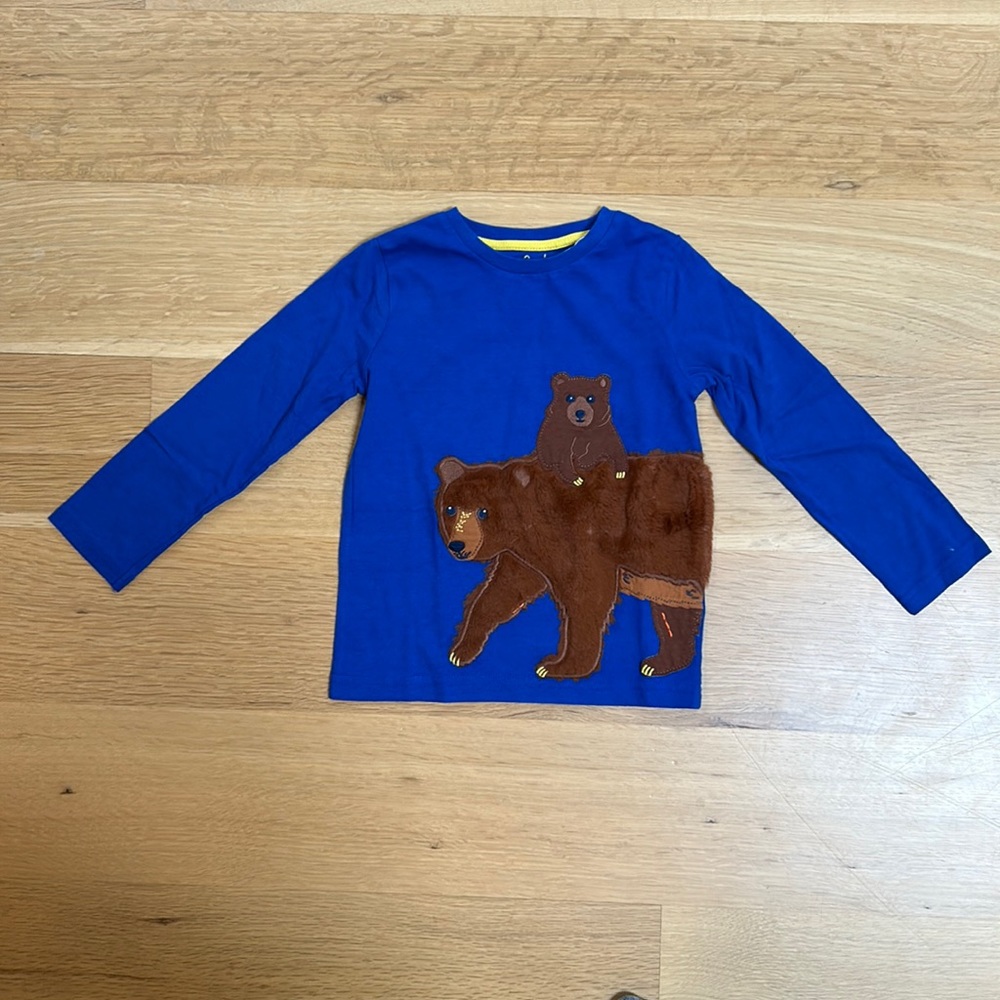 Mini Boden Bear LS Tee